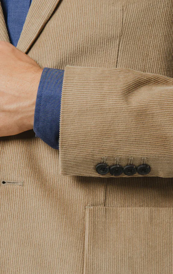 Tan Needlecord Jacket - photo 2