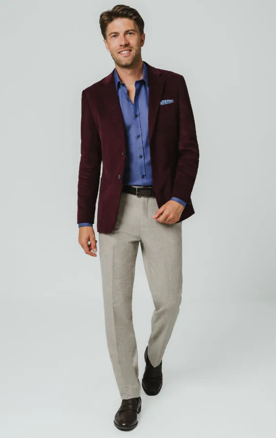 Burgundy Needlecord Jacket - photo 1 Burgundy Needlecord Jacket - photo 1