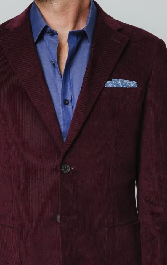 Burgundy Needlecord Jacket - photo 3 Burgundy Needlecord Jacket - photo 3