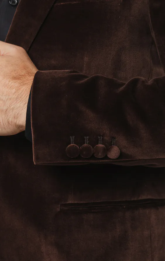 Brown Velvet Jacket - photo 4 Brown Velvet Jacket - photo 4
