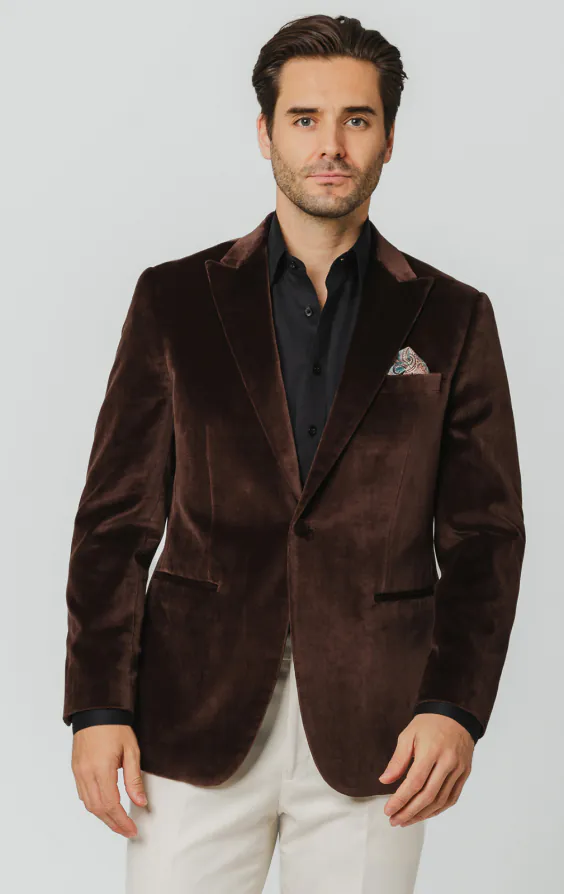 Brown Velvet Jacket