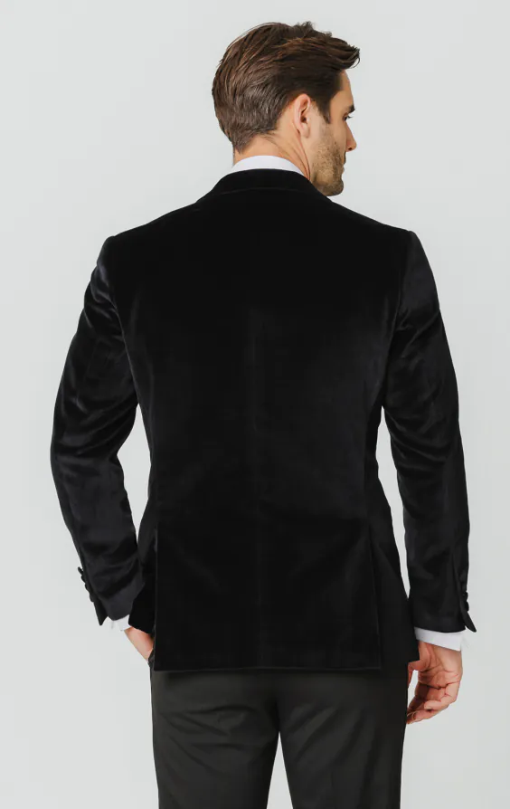 Black Velvet Double Breasted Jacket - photo 6 Black Velvet Double Breasted Jacket - photo 6
