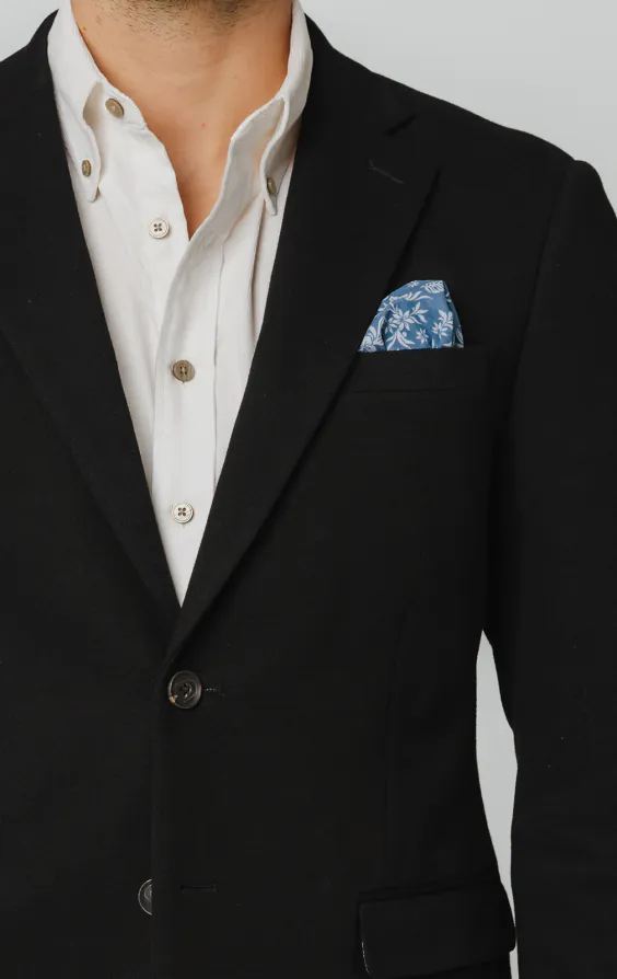 Black Cotton Pique Jacket - photo 3 Black Cotton Pique Jacket - photo 3