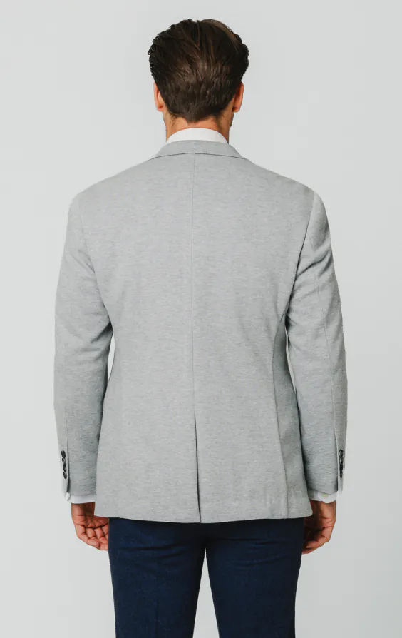Gray Cotton Pique Jacket - photo 5 Gray Cotton Pique Jacket - photo 5