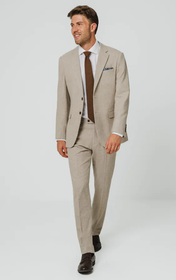 Stone Donegal Tweed Suit Jacket - photo 1 Stone Donegal Tweed Suit Jacket - photo 1