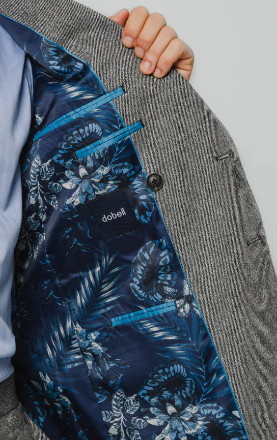 Gray Twill Tweed Suit Jacket - photo 4 Gray Twill Tweed Suit Jacket - photo 4