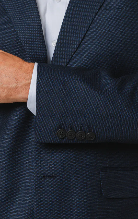 Navy Birdseye Suit Jacket - photo 2 Navy Birdseye Suit Jacket - photo 2