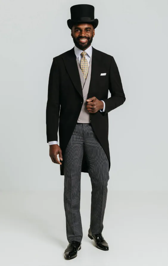 Dobell Black Morning Suit Tailcoat - photo 1