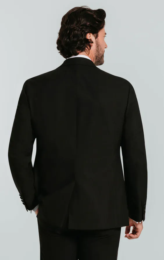 Black 2 Piece Tuxedo, Tuxedo Shirt, Vest, Tuxedo Shoes, Bow Tie - photo 1 Black 2 Piece Tuxedo, Tuxedo Shirt, Vest, Tuxedo Shoes, Bow Tie - photo 1