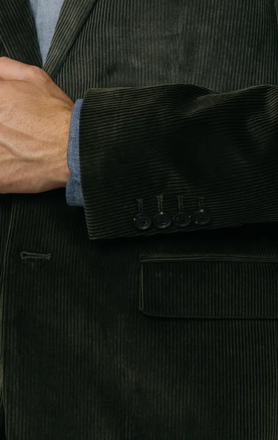 Green Corduroy Suit | Dobell