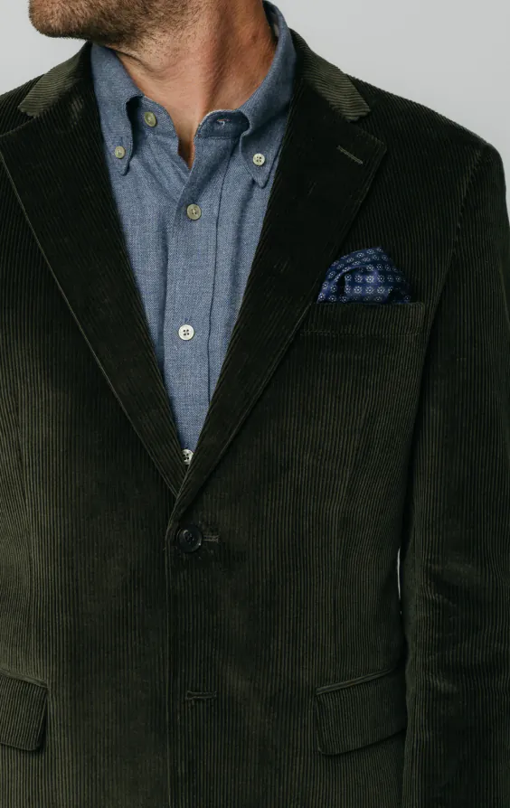 Green Corduroy Suit | Dobell