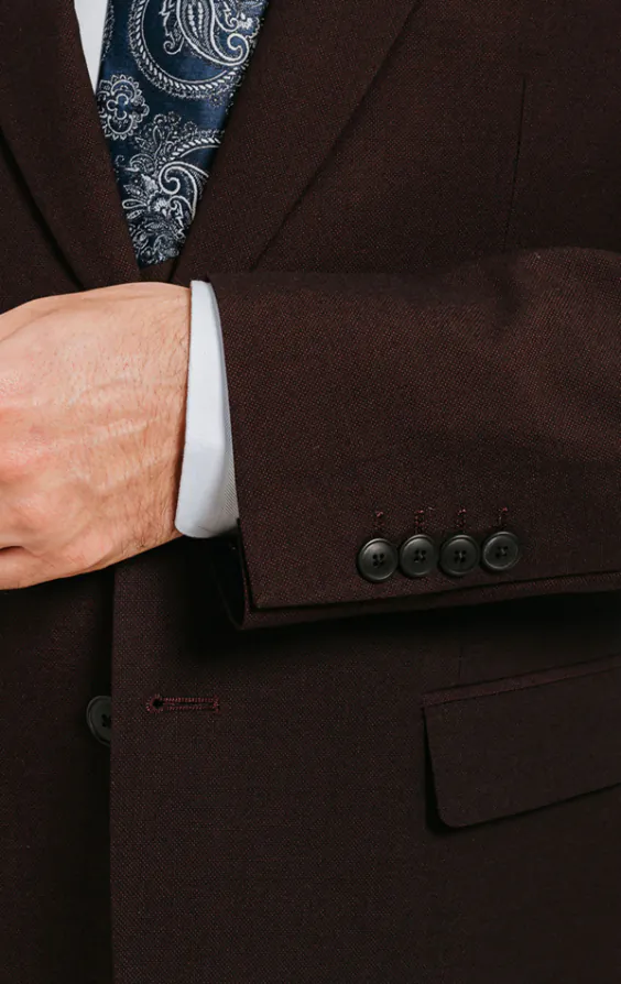 Burgundy 3 Piece Suit - photo 3