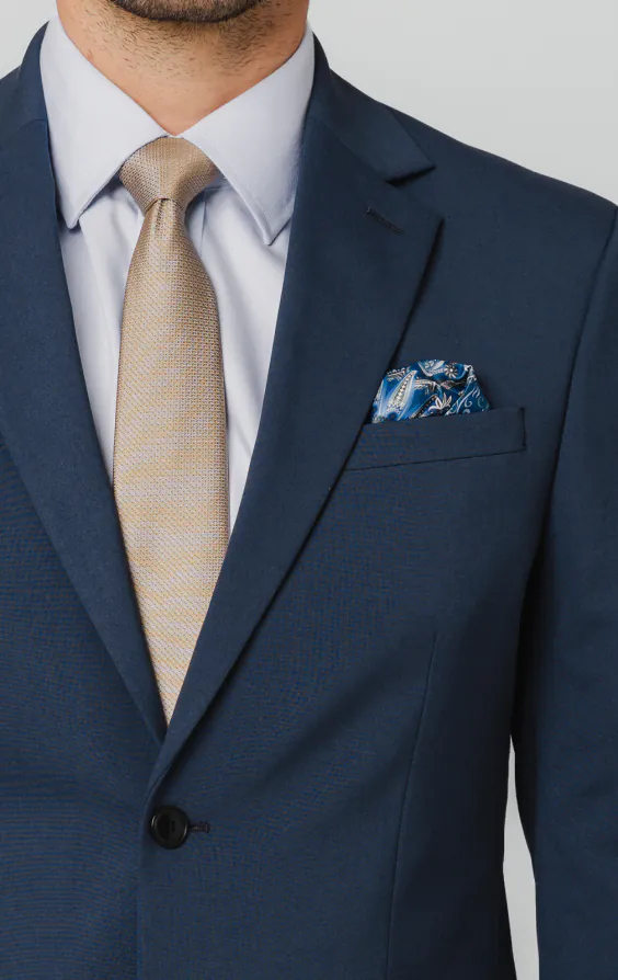 Mid Blue Suit Jacket - photo 3