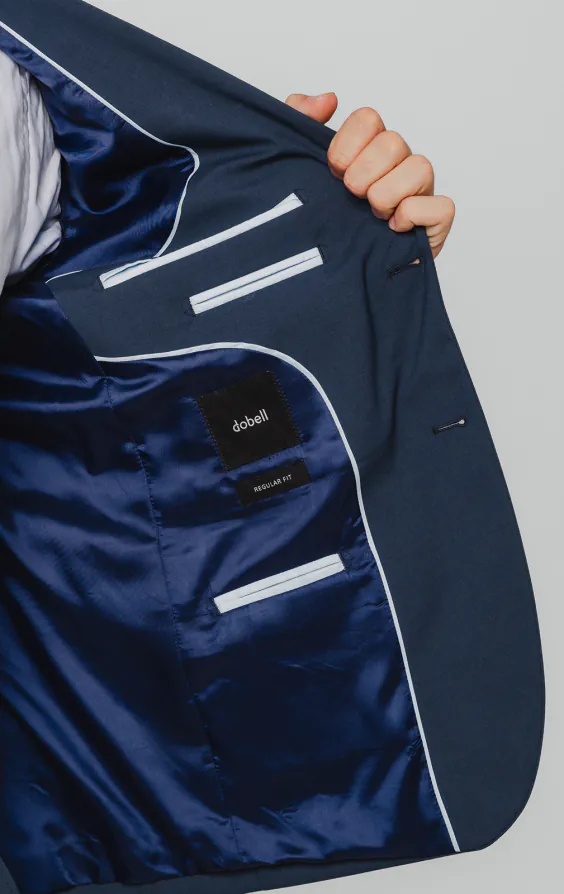 Mid Blue Suit Jacket - photo 4