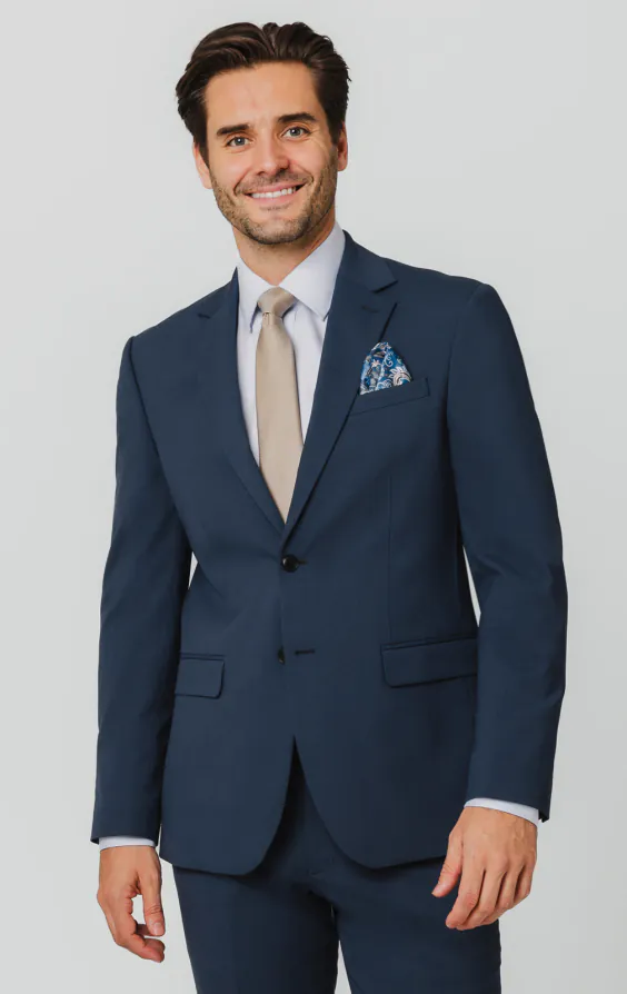 Mid Blue Suit Jacket