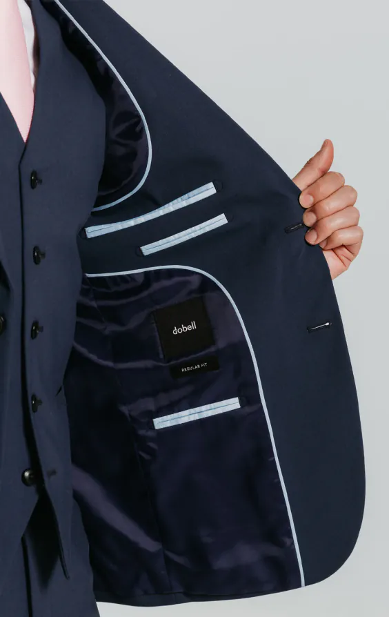 Mid Blue 3 Piece Suit - photo 5 Mid Blue 3 Piece Suit - photo 5