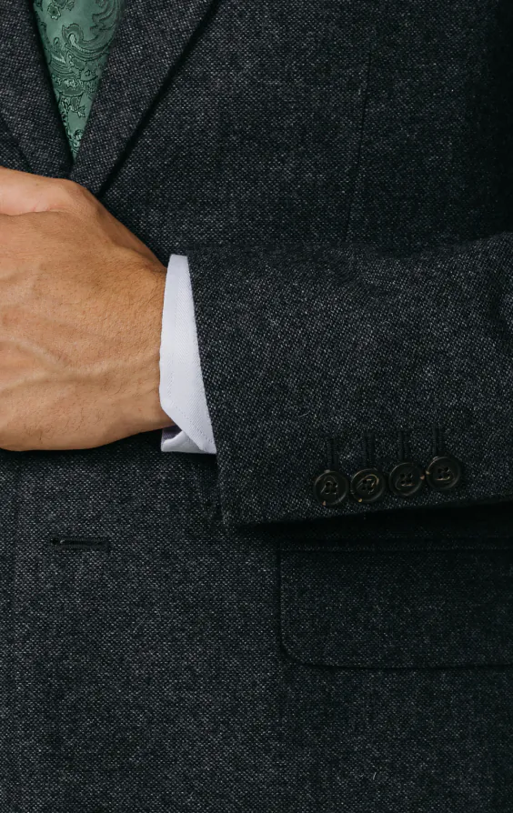 Gray Donegal Tweed Jacket - photo 2 Gray Donegal Tweed Jacket - photo 2
