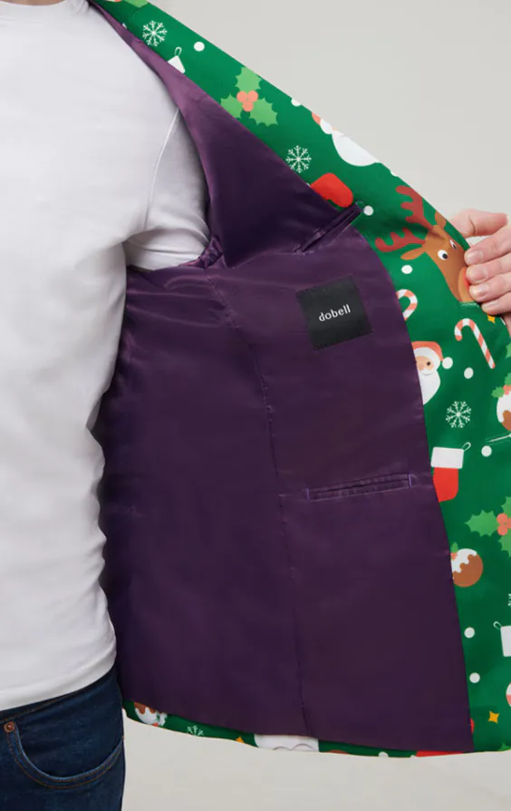 Santa & Friends Green Christmas Jacket - photo 2