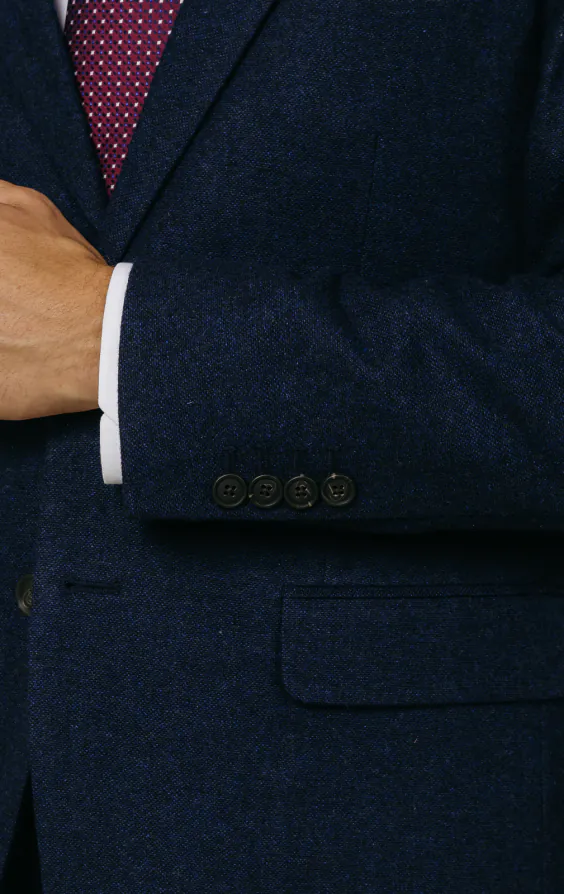 Navy Donegal Tweed Jacket - photo 2 Navy Donegal Tweed Jacket - photo 2