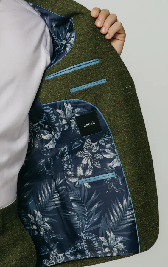 Green Windowpane Check Tweed Suit - photo 4 Green Windowpane Check Tweed Suit - photo 4