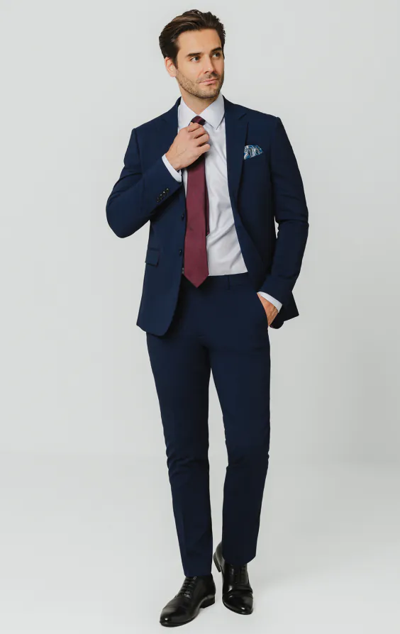 Blue Slim Fit Suit Jacket - photo 1 Blue Slim Fit Suit Jacket - photo 1