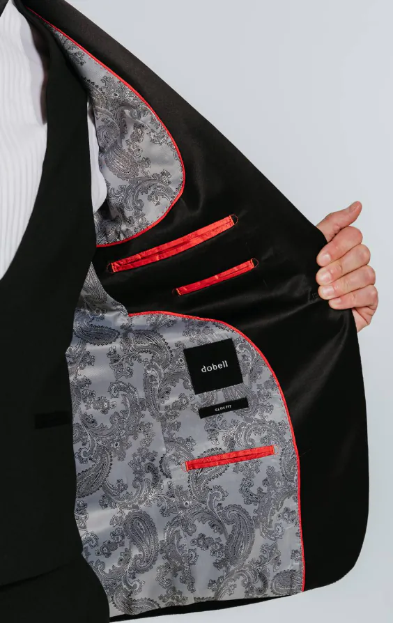 Black Slim Fit Velvet Jacket - photo 4 Black Slim Fit Velvet Jacket - photo 4