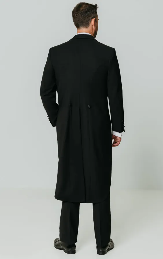 100% Wool White Tie 2 Piece Suit - photo 5