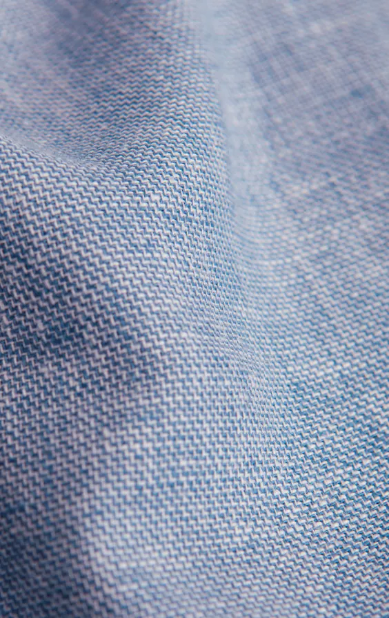 Light Blue Linen Vest - photo 3