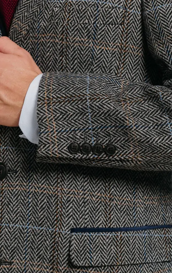 Coco Tweed Overshirt Blue Multi main image 1
