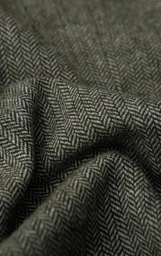 Sage Green Herringbone Tweed Suit - photo 9 Sage Green Herringbone Tweed Suit - photo 9