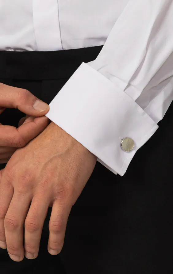 Dobell White Slim Fit Shirt with Spread Collar - photo 3 Dobell White Slim Fit Shirt with Spread Collar - photo 3
