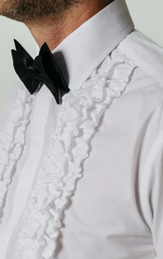 off white men's dress shirt &Collar Slim Fit Long Sleeve Performance Men's Dress Shirt White XL