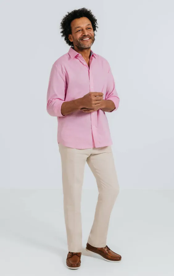 Pink Linen Shirt - photo 3 Pink Linen Shirt - photo 3