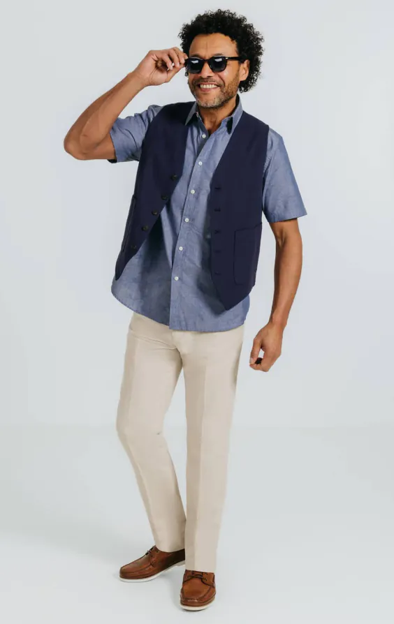 Blue Floral Print Short Sleeved Shirt - photo 1 Blue Floral Print Short Sleeved Shirt - photo 1