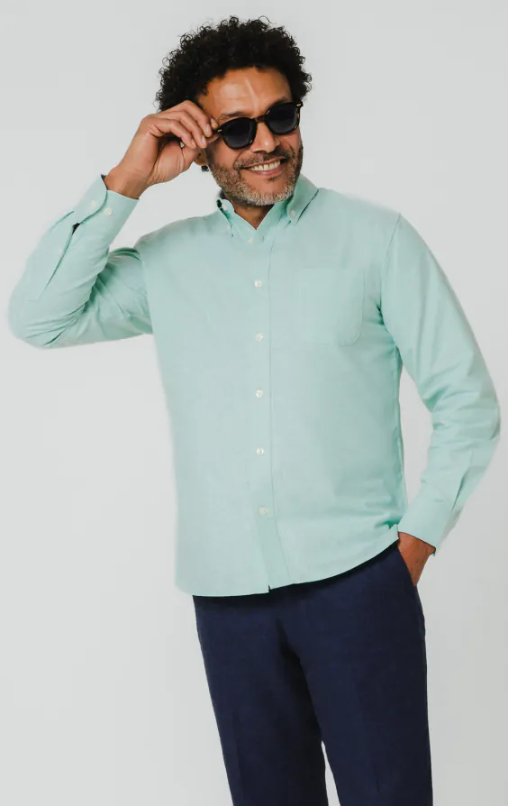 Mint Green Oxford Shirt - photo 3