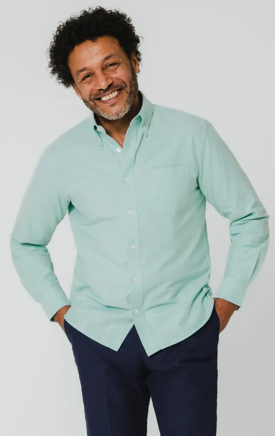 Mint Green Oxford Shirt
