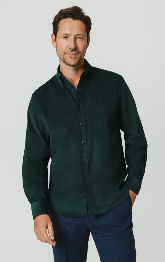 Green Corduroy Shirt Green Corduroy Shirt