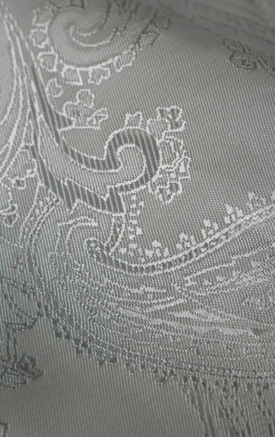 Silver Paisley Bow Tie - photo 2