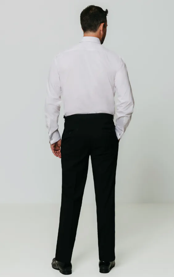 Dobell White Penny Collar Tuxedo Shirt - photo 4 Dobell White Penny Collar Tuxedo Shirt - photo 4