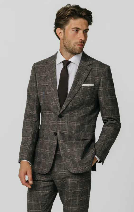 Brown Check Suit Brown Check Suit