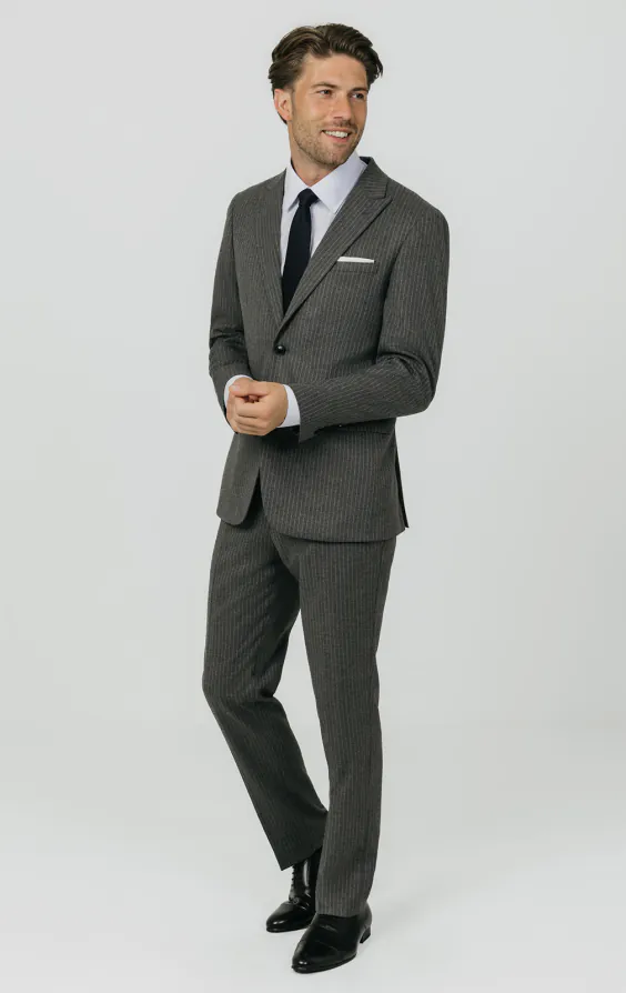 Charcoal Chalkstripe Suit - photo 1 Charcoal Chalkstripe Suit - photo 1
