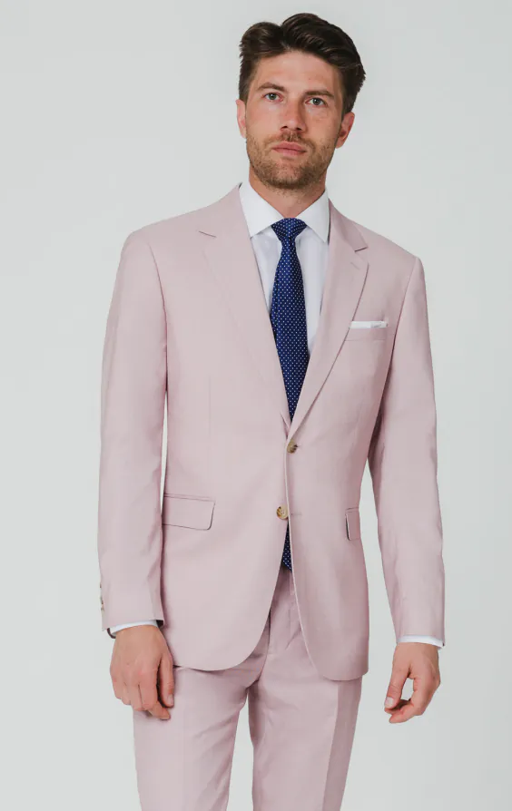 Rose Pink Sharkskin Suit Rose Pink Sharkskin Suit
