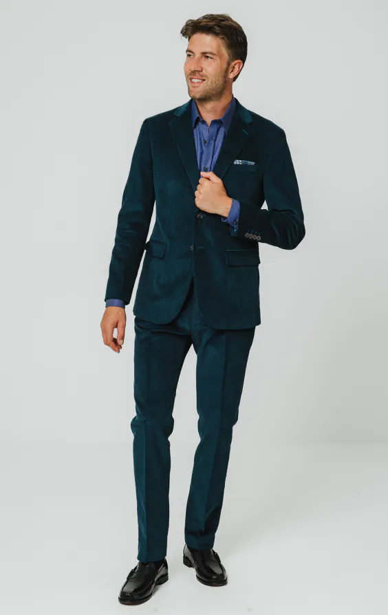 Teal Corduroy Suit - photo 1 Teal Corduroy Suit - photo 1