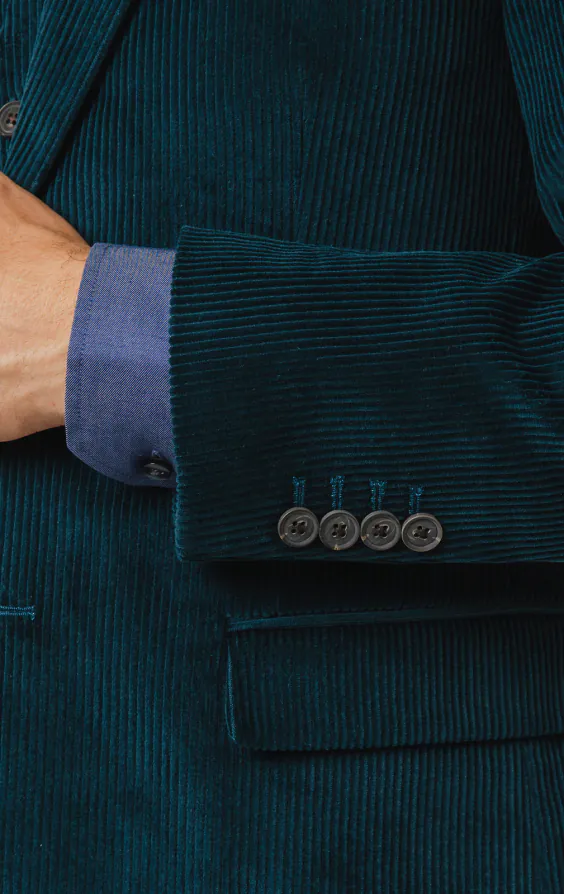 Teal Corduroy 3 Piece Suit - photo 2 Teal Corduroy 3 Piece Suit - photo 2