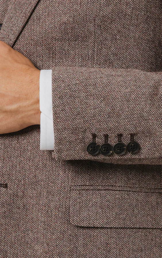 Redwood Herringbone Tweed 3 Piece Suit - photo 2 Redwood Herringbone Tweed 3 Piece Suit - photo 2