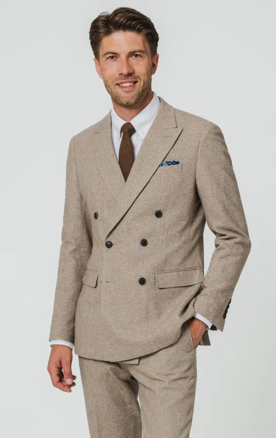 Camel Twill Tweed Suit Camel Twill Tweed Suit