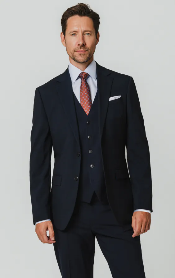 Navy 3 Piece Suit Navy 3 Piece Suit