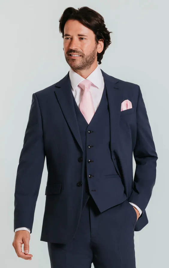Mid Blue 3 Piece Suit Mid Blue 3 Piece Suit