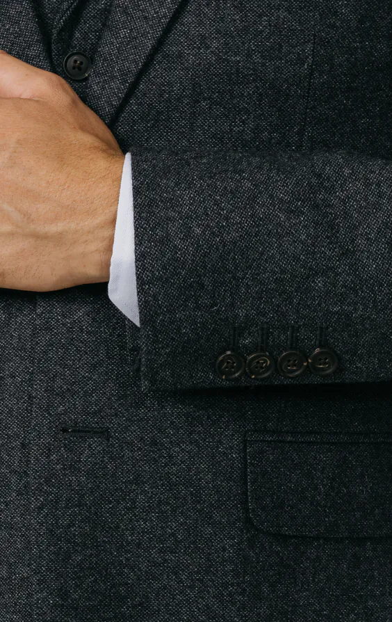 Gray Donegal Tweed 3 Piece Suit - photo 2 Gray Donegal Tweed 3 Piece Suit - photo 2