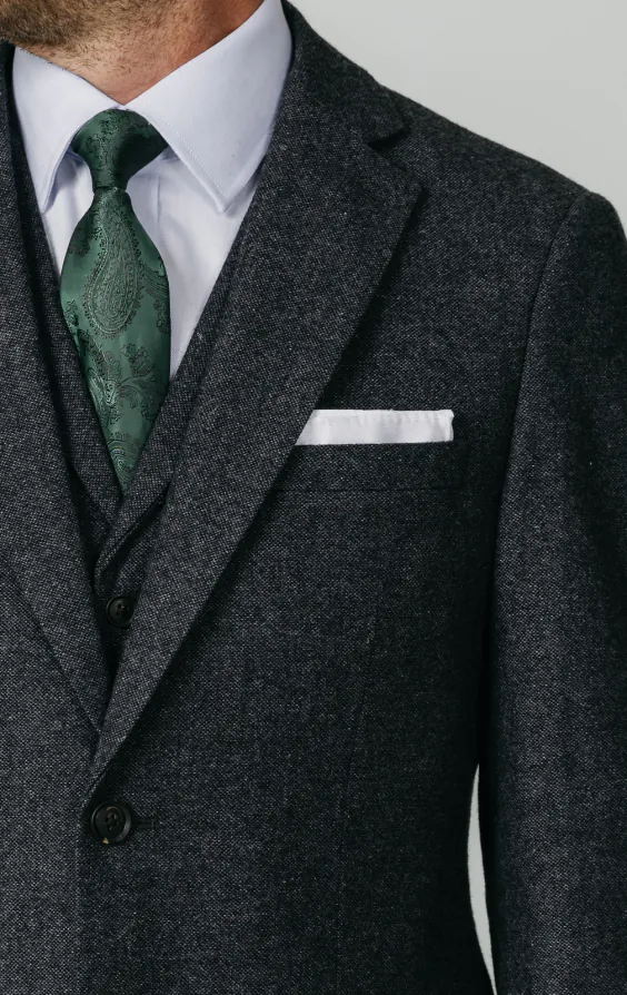 Gray Donegal Tweed 3 Piece Suit - photo 3 Gray Donegal Tweed 3 Piece Suit - photo 3